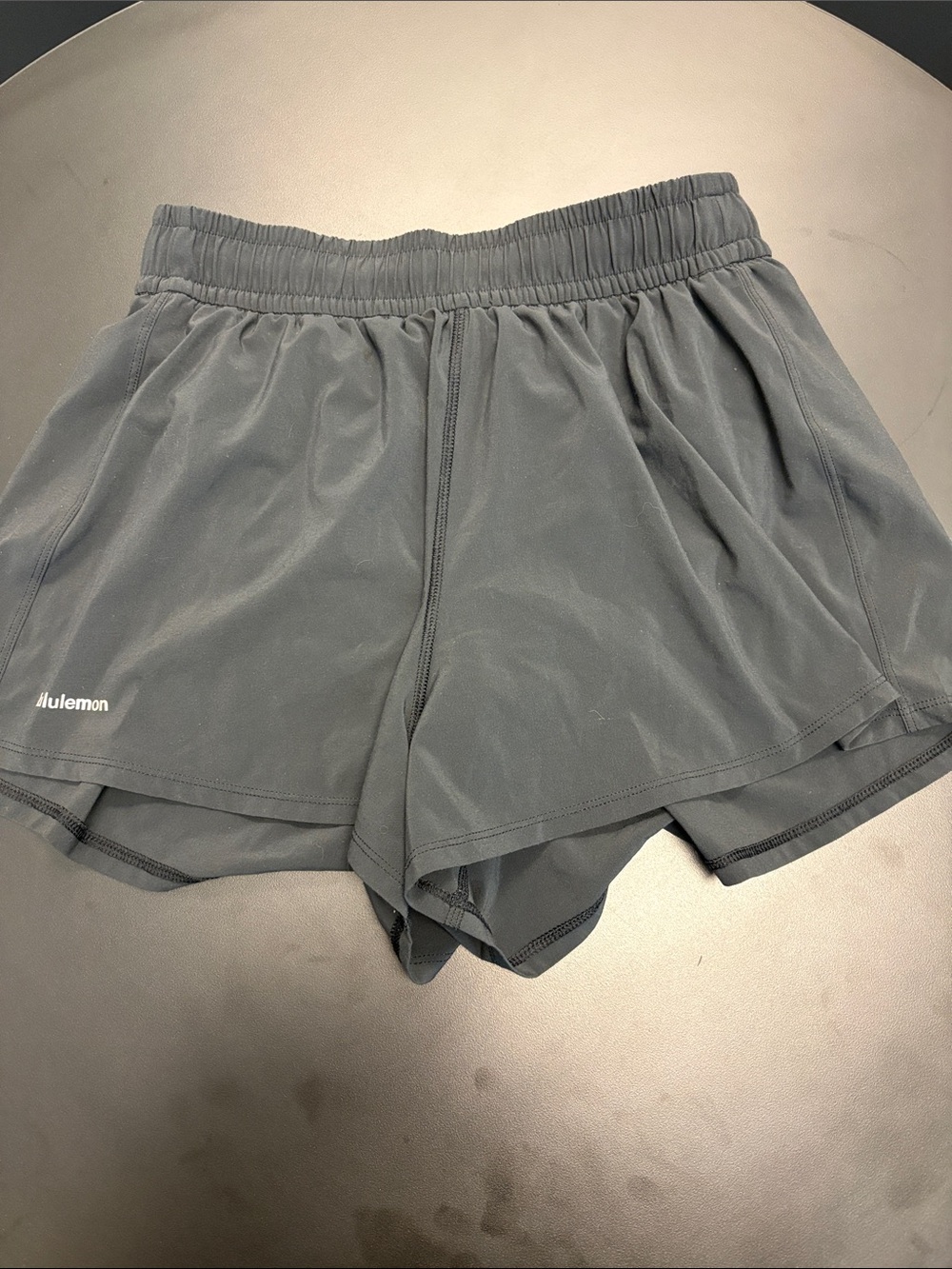 lululemon athletica Women's Black Layered Athletic Shorts